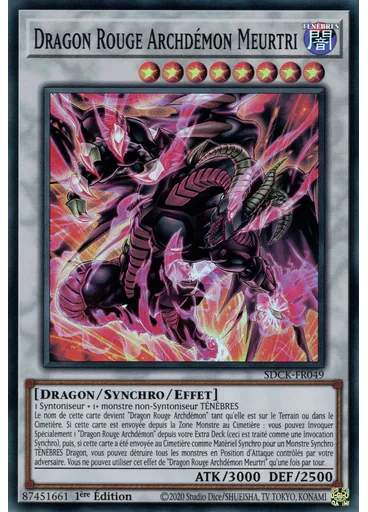 Dragon Rouge Archdémon Meurtri