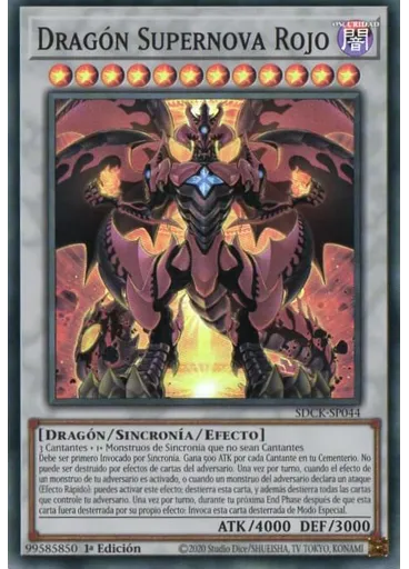 Dragón Supernova Rojo