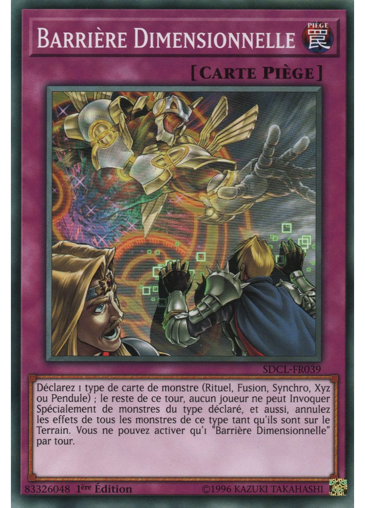 Barrière Dimensionnelle