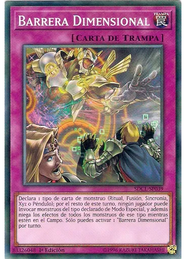 Barrera Dimensional