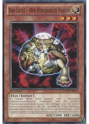 Das Licht - Hex-Versiegelte Fusion — Cyber Dragon Revolution Structure Deck