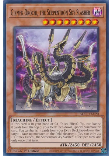 Gizmek Orochi, the Serpentron Sky Slasher