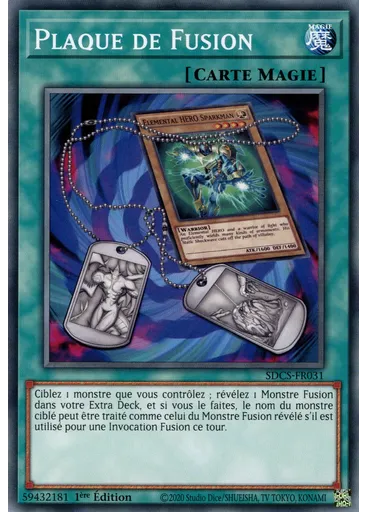 Plaque de Fusion