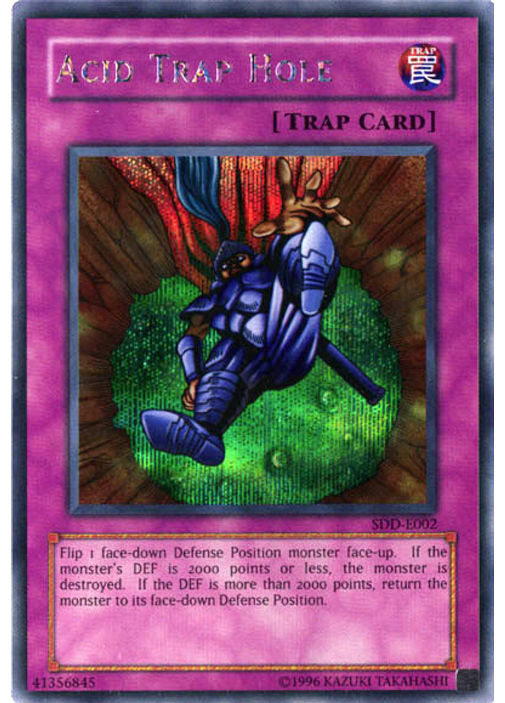Acid Trap Hole