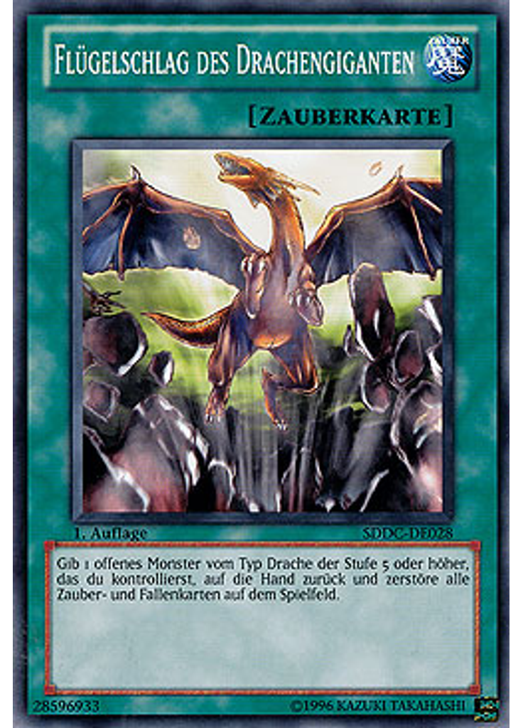 Flügelschlag des Drachengiganten