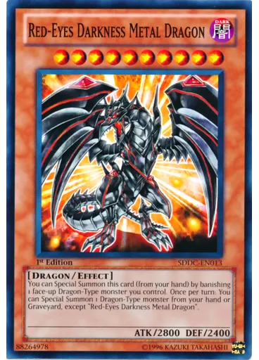 Red-Eyes Darkness Metal Dragon