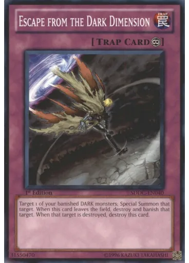 Escape from the Dark Dimension