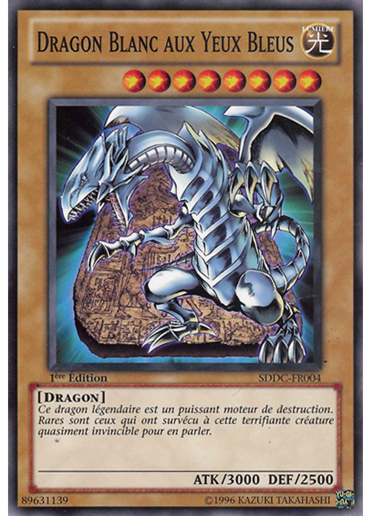 Dragon Blanc aux Yeux Bleus