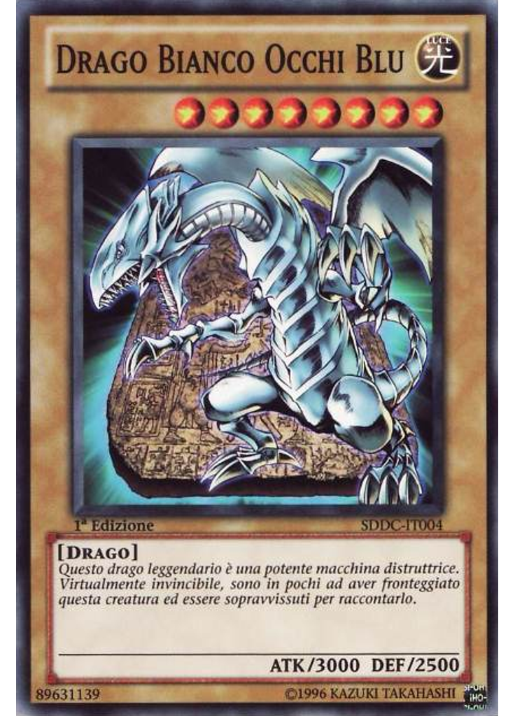 Drago Bianco Occhi Blu