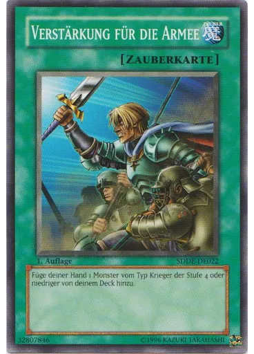 Verstärkung für die Armee