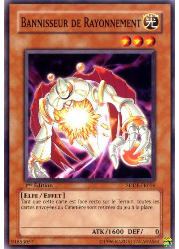 Bannisseur de Rayonnement