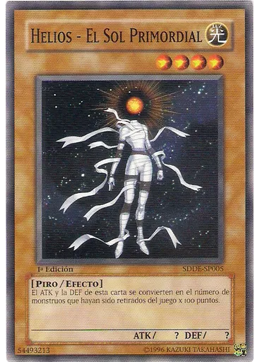 Helios - El Sol Primordial — El Emperador Oscuro Baraja de Estructura