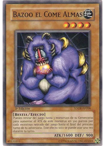 Bazoo el Come Almas — El Emperador Oscuro Baraja de Estructura