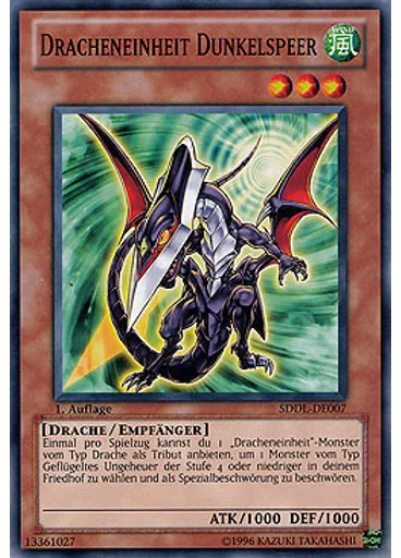 Dracheneinheit Dunkelspeer — Dragunity Legion Structure Deck