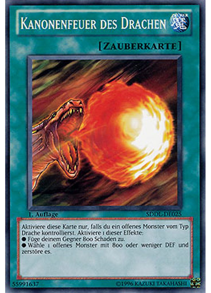 Kanonenfeuer des Drachen