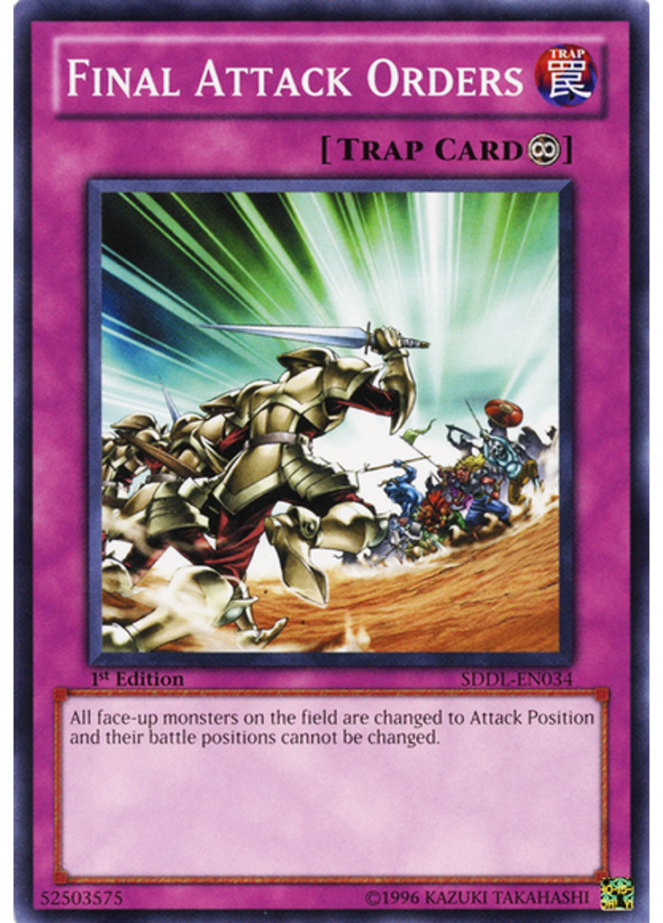 Final Attack Orders