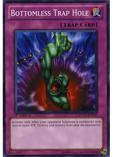 Bottomless Trap Hole