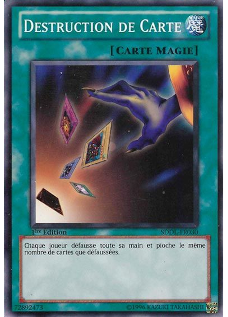 Destruction de Carte