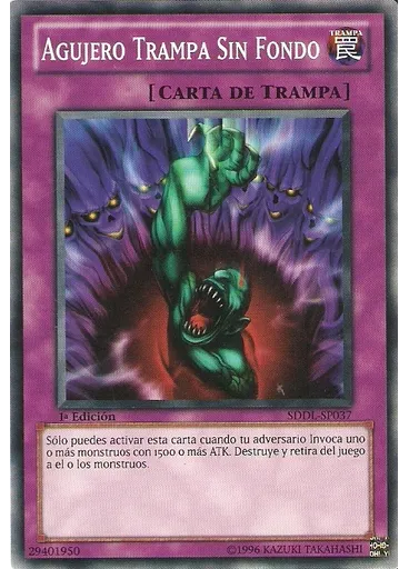 Agujero Trampa Sin Fondo
