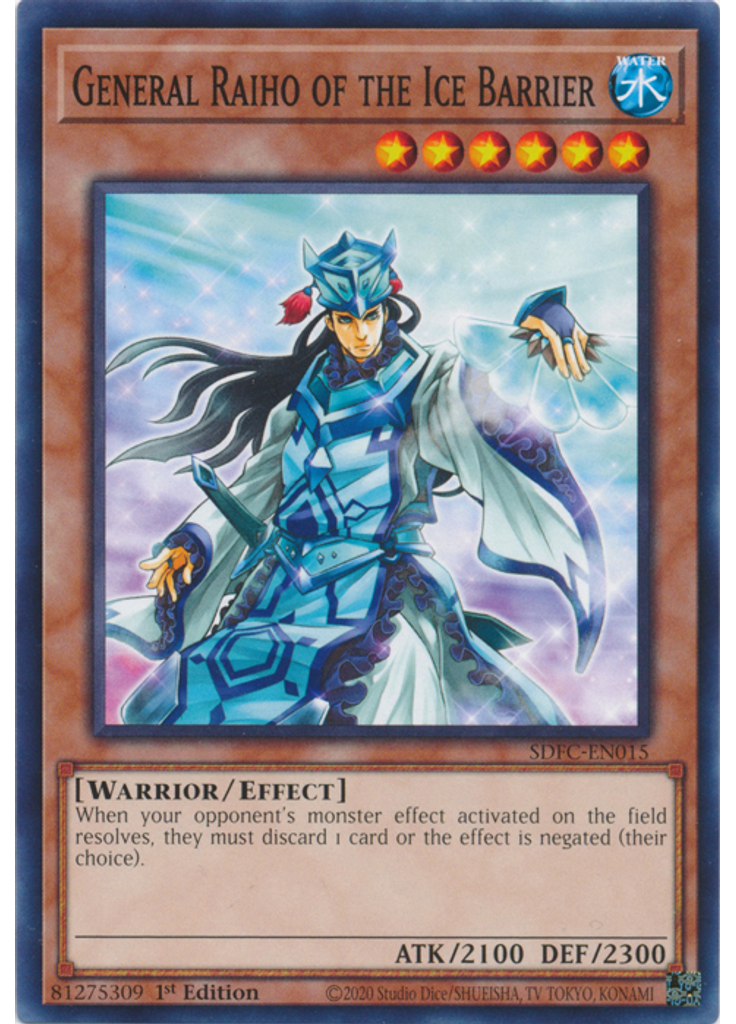 General Raiho of the Ice Barrier