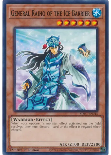 General Raiho of the Ice Barrier