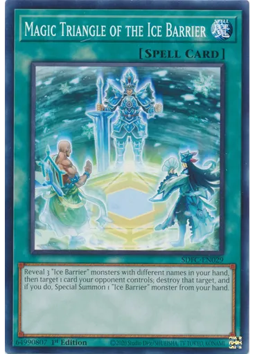 Magic Triangle of the Ice Barrier