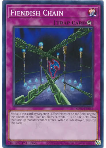 Fiendish Chain — Structure Deck: Freezing Chains