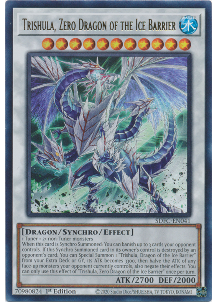 Trishula, Zero Dragon of the Ice Barrier