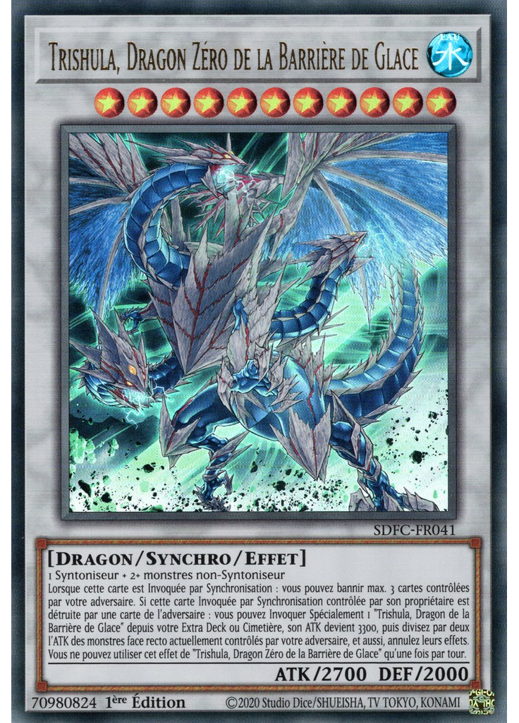 Trishula, Dragon Zéro de la Barrière de Glace