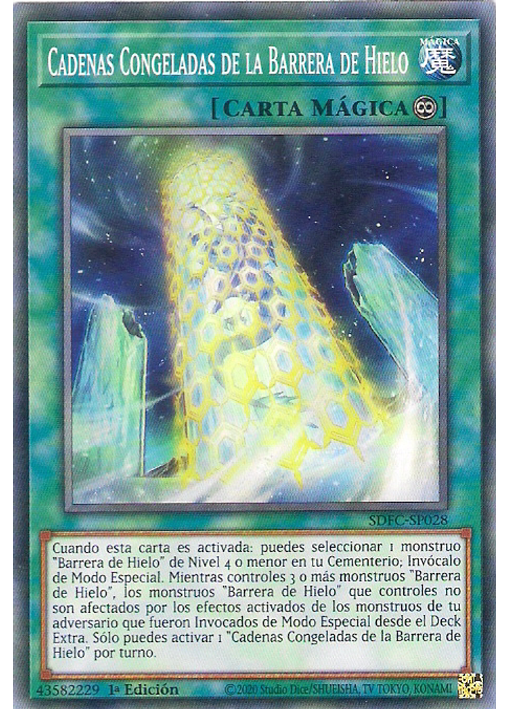 Cadenas Congeladas de la Barrera de Hielo