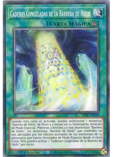 Cadenas Congeladas de la Barrera de Hielo