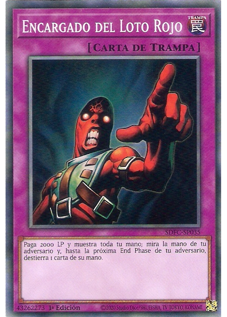 Encargado del Loto Rojo