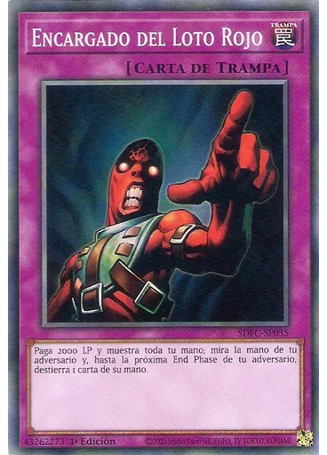 Encargado del Loto Rojo