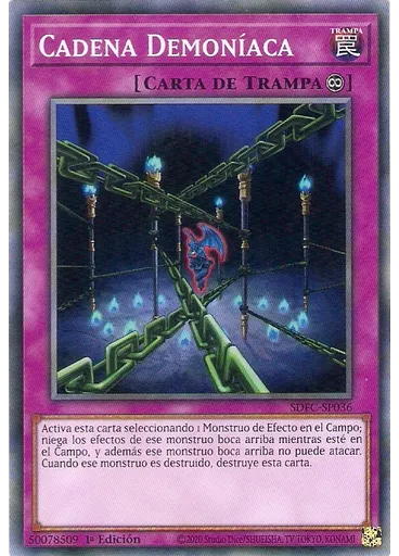 Cadena Demoníaca — Baraja de Estructura: Cadenas de Hielo