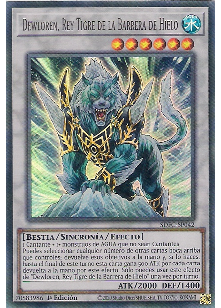 Dewloren, Rey Tigre de la Barrera de Hielo