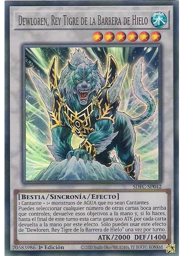 Dewloren, Rey Tigre de la Barrera de Hielo