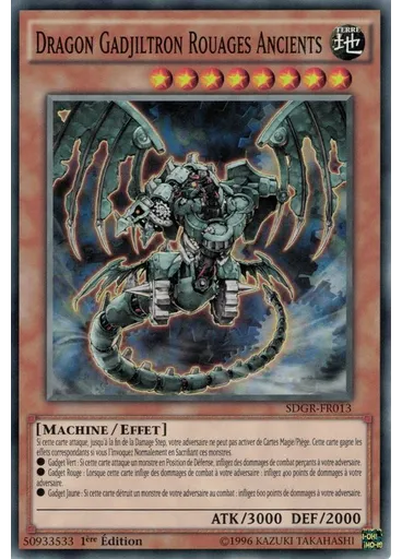 Dragon Gadjiltron Rouages Ancients — Déchaînment Geargia Deck de Structure