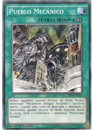Pueblo Mecánico — Engranaji-Furia Baraja de Estructura