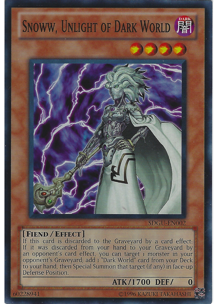 Snoww, Unlight of Dark World (Super Rare Unlimited)