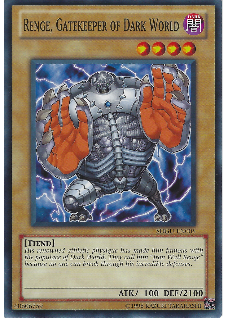 Renge, Gatekeeper of Dark World (Common Unlimited)