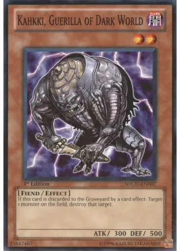 Kahkki, Guerilla of Dark World — Gates of the Underworld Structure Deck