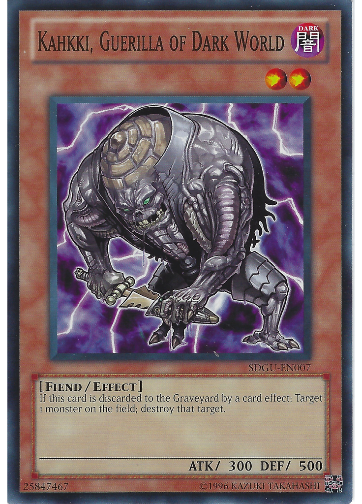 Kahkki, Guerilla of Dark World (Common Unlimited)