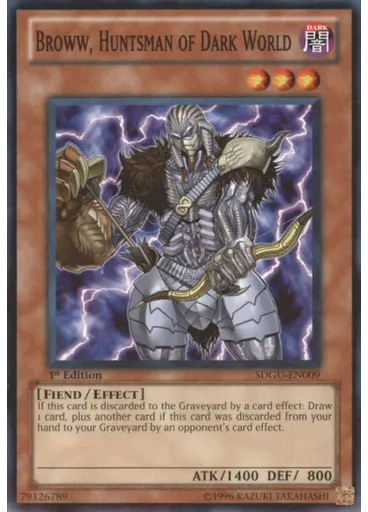 Broww, Huntsman of Dark World — Gates of the Underworld Structure Deck