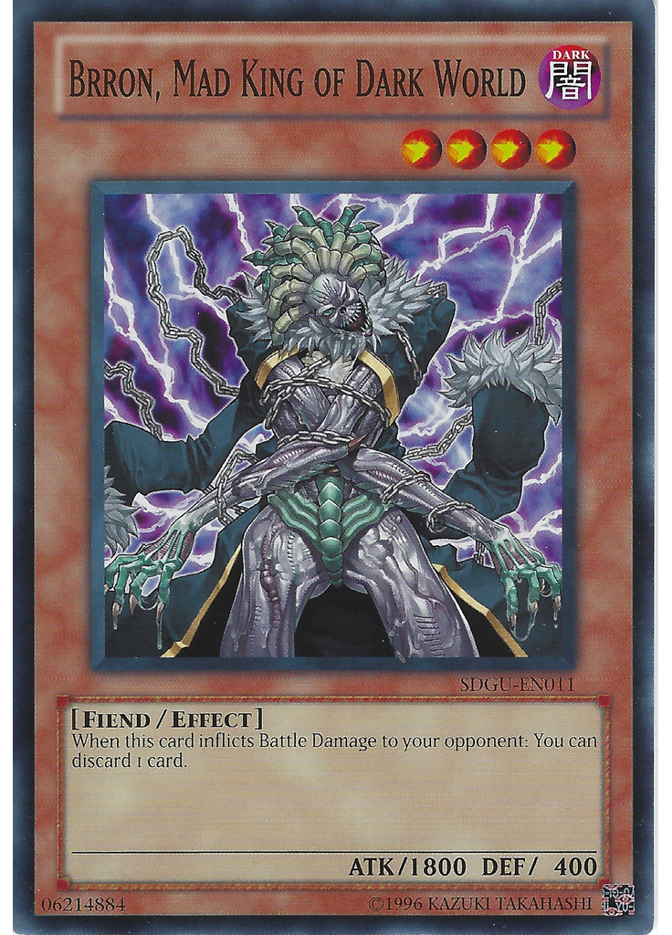 Brron, Mad King of Dark World (Common Unlimited)