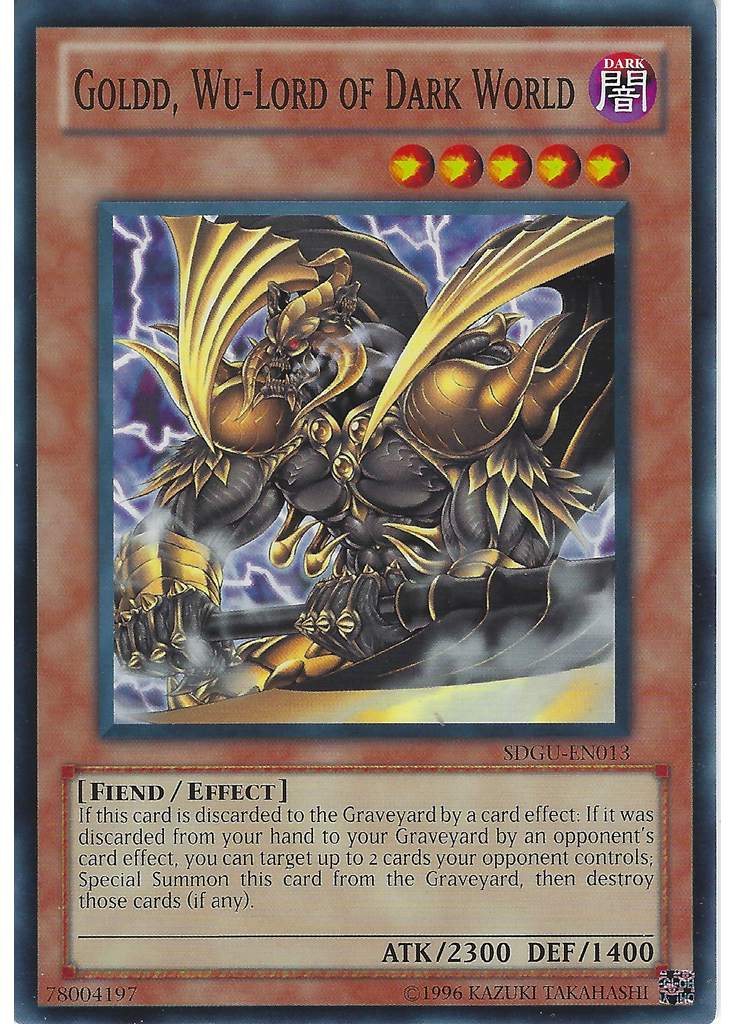 Goldd, Wu-Lord of Dark World (Common Unlimited)