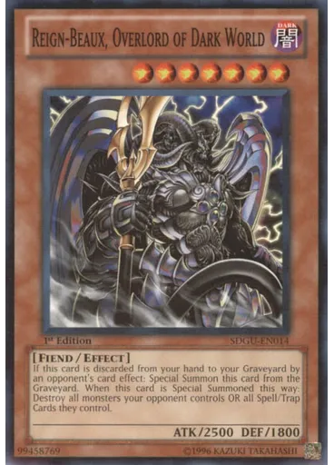Reign-Beaux, Overlord of Dark World