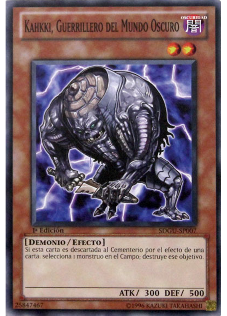 Kahkki, Guerrillero del Mundo Oscuro