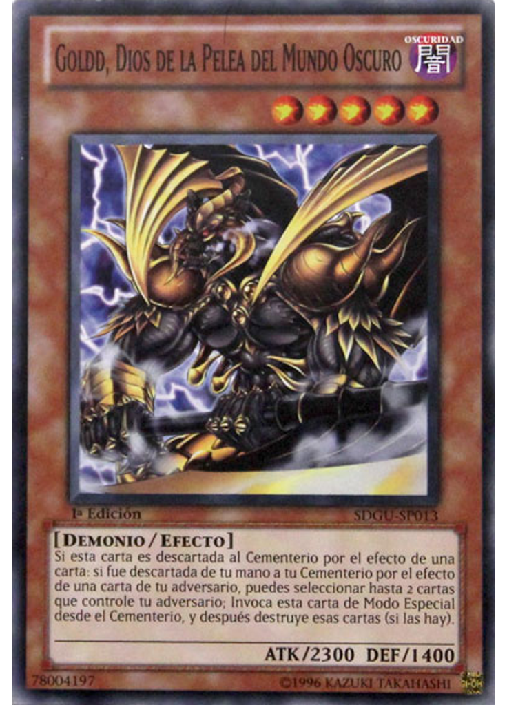 Goldd, Dios de la Pelea del Mundo Oscuro