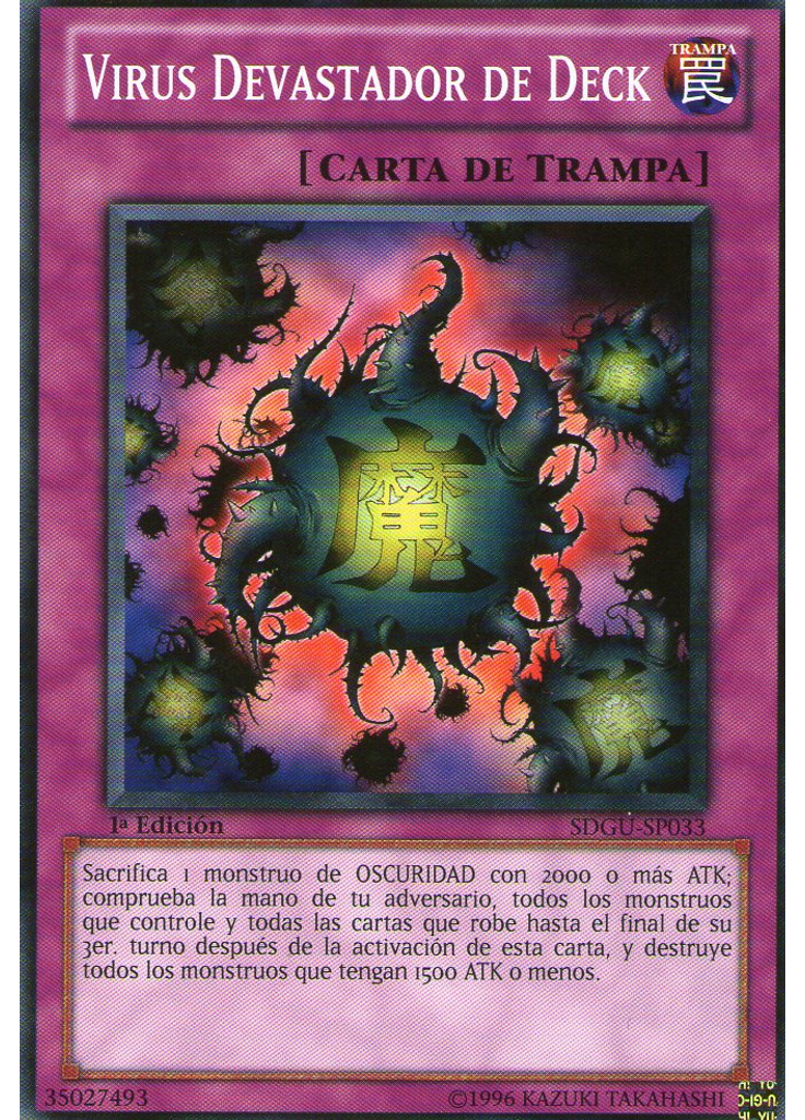 Virus Devastador de Deck