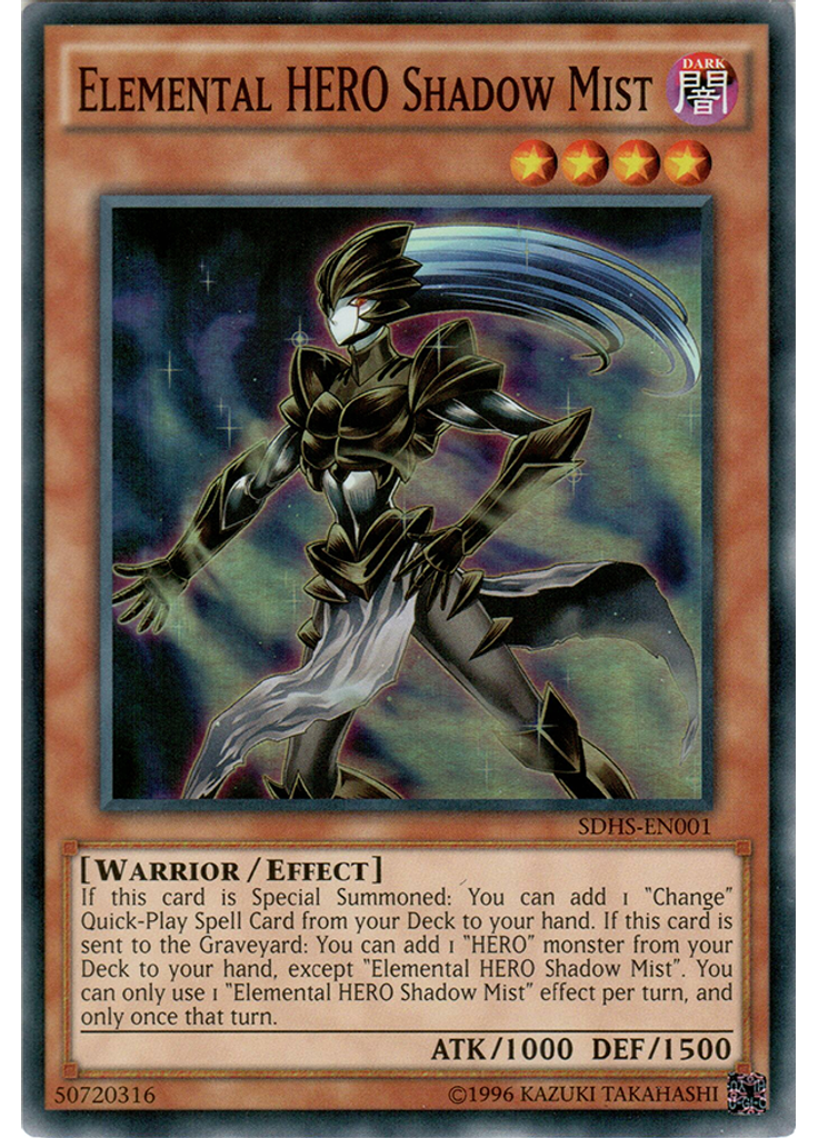 Elemental HERO Shadow Mist (Super Rare Unlimited)